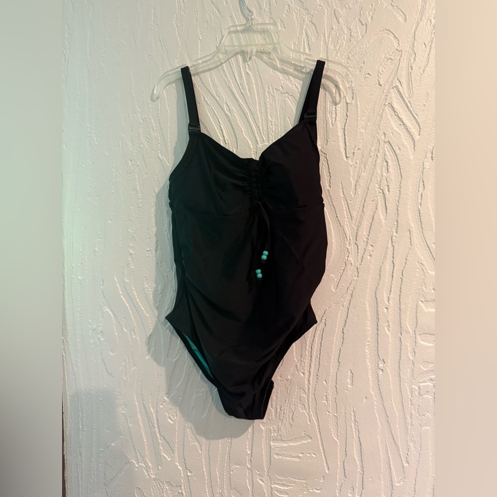 Navy Blue Women’s Maternity One Piece Swimsuit M